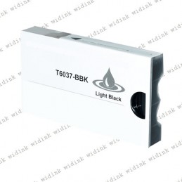Cartouche compatible Epson T603700 (C13T603700) - Light Noire - 220ml