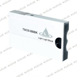 Cartouche compatible Epson T603900 (C13T603900) - Light Light Noire - 220ml