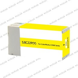 Cartouche d'encre pigmentée générique Epson SJIC22P (C33S020604/SJIC22P(Y)) Jaune