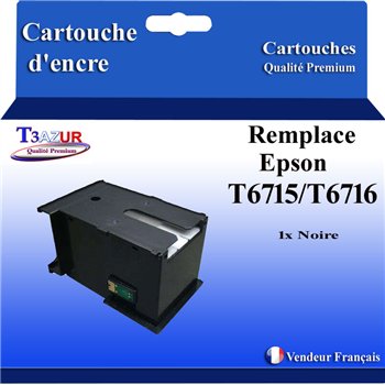 Réservoir d'entretien compatible avec Epson T6715/T6716 (C13T671600/C13T671500)