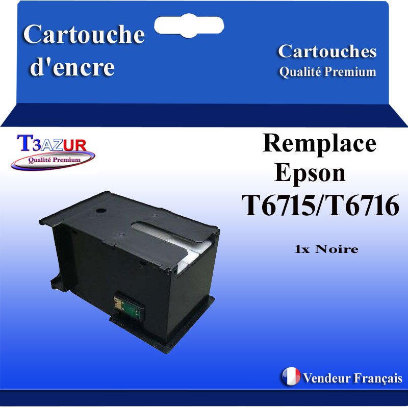 Réservoir d'entretien compatible avec Epson T6715/T6716 (C13T671600/C13T671500)