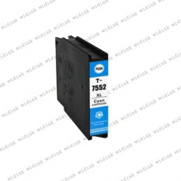 Cartouche compatible Epson T7562/T7552 (C13T756240/C13T755240) - Cyan - 4 000 pages