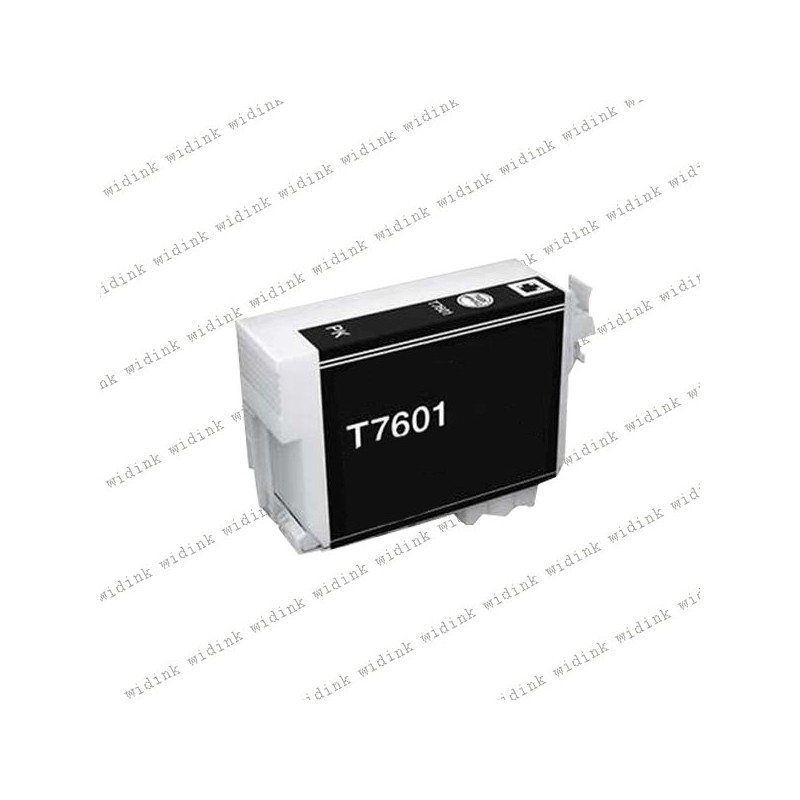 Cartouche compatible Epson T7601 (C13T76014010) - Photo Noire - 25,90ml