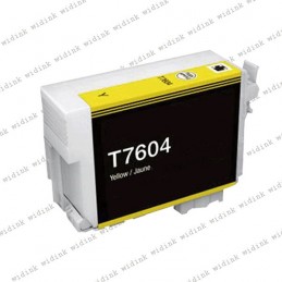 Cartouche compatible Epson T7604 (C13T76044010) - Jaune - 25,90ml