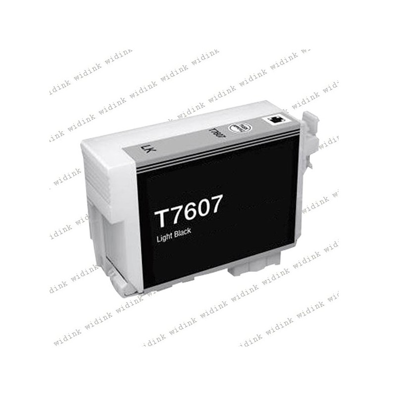 Cartouche compatible Epson T7607 (C13T76074010) - Light Noire - 25,90ml