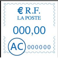 MYMAIL - COMPATIBLE FRANCOTYP POSTALIA - 580032002000 - 580032014300 - ENCRE BLEUE - (TYPE AC)