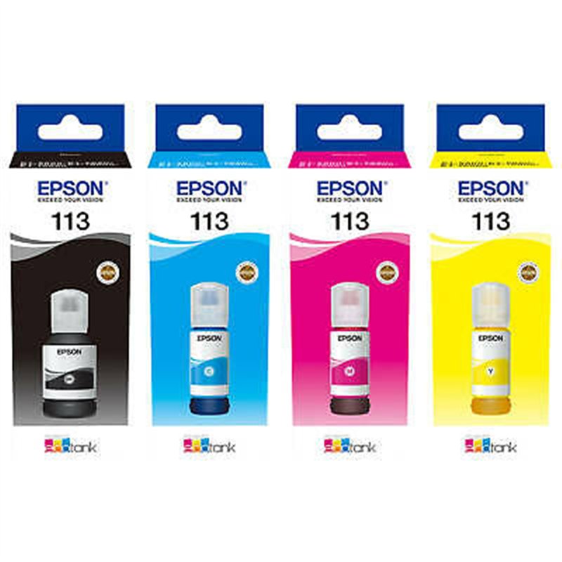 Epson 113 Multipack Noir(e) / Cyan / Magenta / Jaune (C13T06B640) Epson 113 Multipack Noir(e) / Cyan / Magenta / Jaune (C13T06B640)