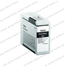Cartouche compatible Epson T8501 (C13T850100) - Noire - 80ml