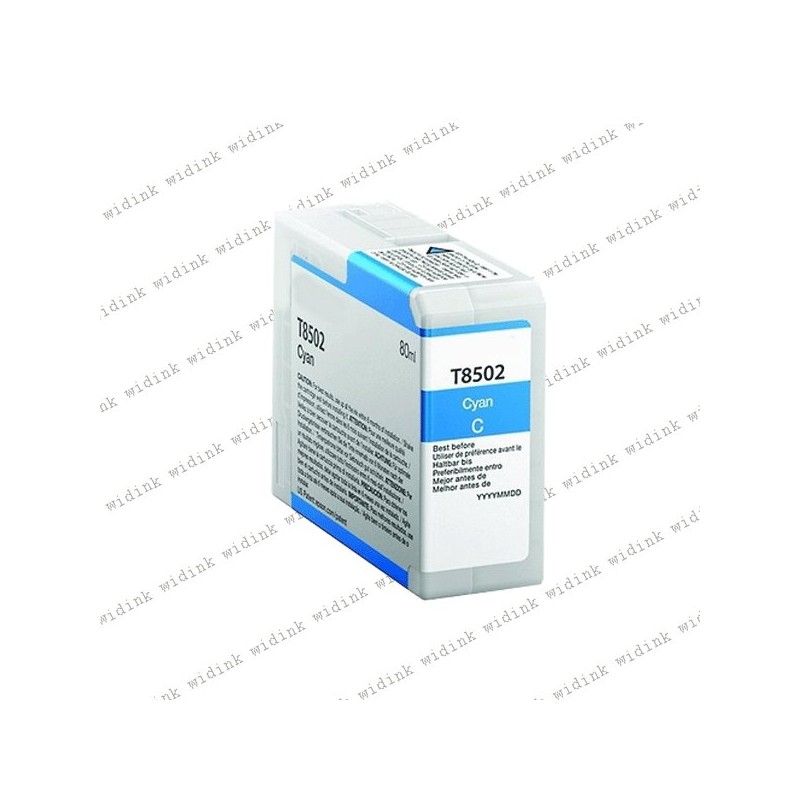 Cartouche compatible Epson T8502 (C13T850200) - Cyan - 80ml