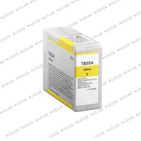 Cartouche compatible Epson T8504 (C13T850400)- Jaune- 80ml