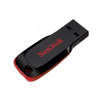 Sandisk Cruzer Blade USB 2.0 Mémoire 32 Go - Ultra Compact - Couleur Noir/Rouge