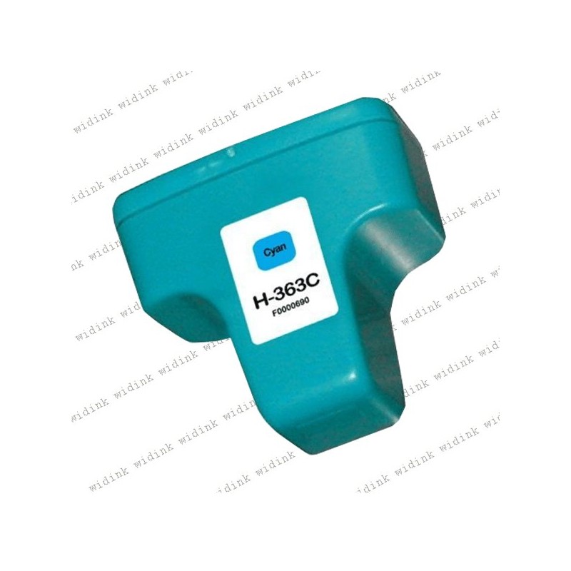 Cartouche compatible HP 363 (C8771EE) - Cyan - 10ml