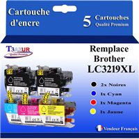 Lot de 5 Cartouche compatible Brother LC3217/LC3219XL