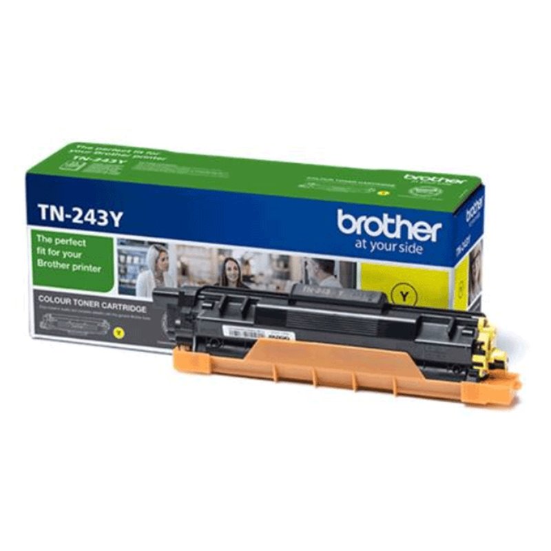 Toner Brother TN243 Original - Jaune -1 000 pages Toner Brother TN243 Original - Jaune -1 000 pages