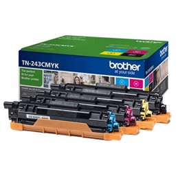 Lot de 4 Toners Brother TN243 Original