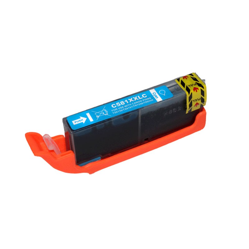 Cartouche Compatible pour Canon CLI-581 XXL Cyan (avec puce)