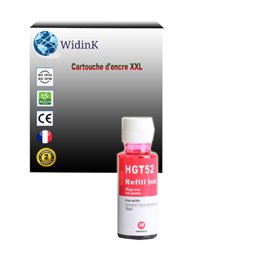 Bouteille d'encre générique HP GT52- Magenta - 70ml