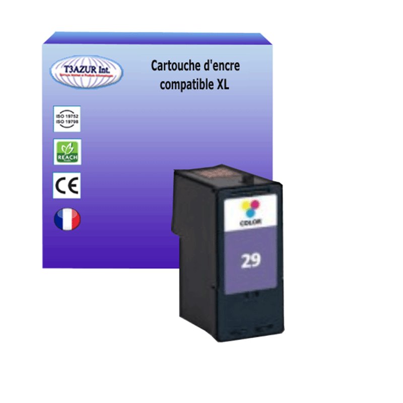 Cartouche compatible Lexmark 29 (18C1529E) - Couleur- 15ml
