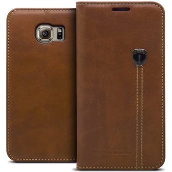 Étui en cuir iHosen pour IPhone 8 Plus - Marron