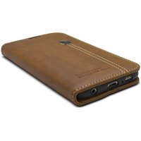 Étui en cuir iHosen pour IPhone 8 Plus - Marron