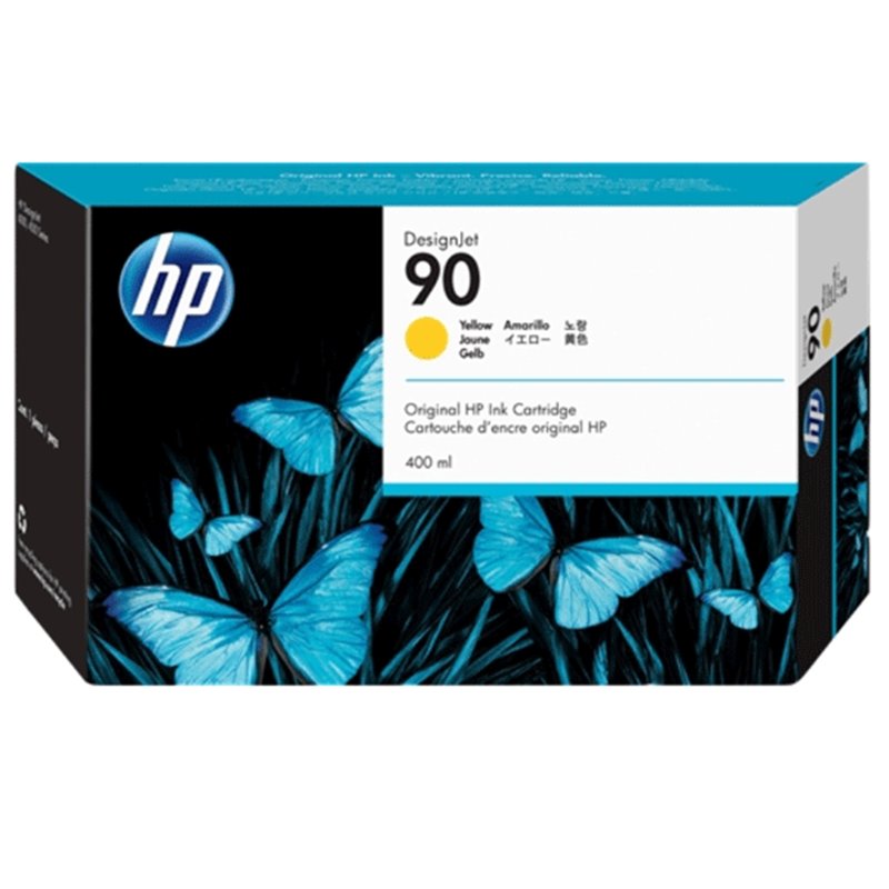 Cartouche original HP 90 (C5065A) - Jaune 400ml