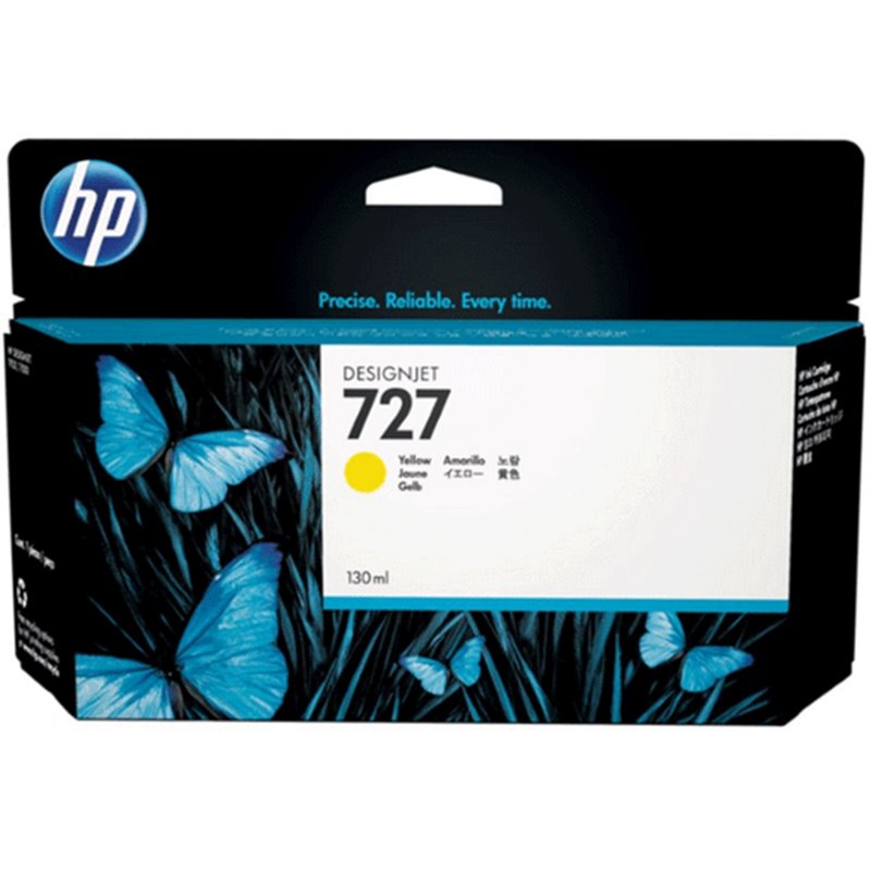 Cartouche d'encre original HP 727 (B3P21A/F9J78A) - Jaune- 130ml