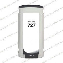 Cartouche d'encre compatible HP 727 (B3P22A/C1Q12A) - Matt Noire- 130ml