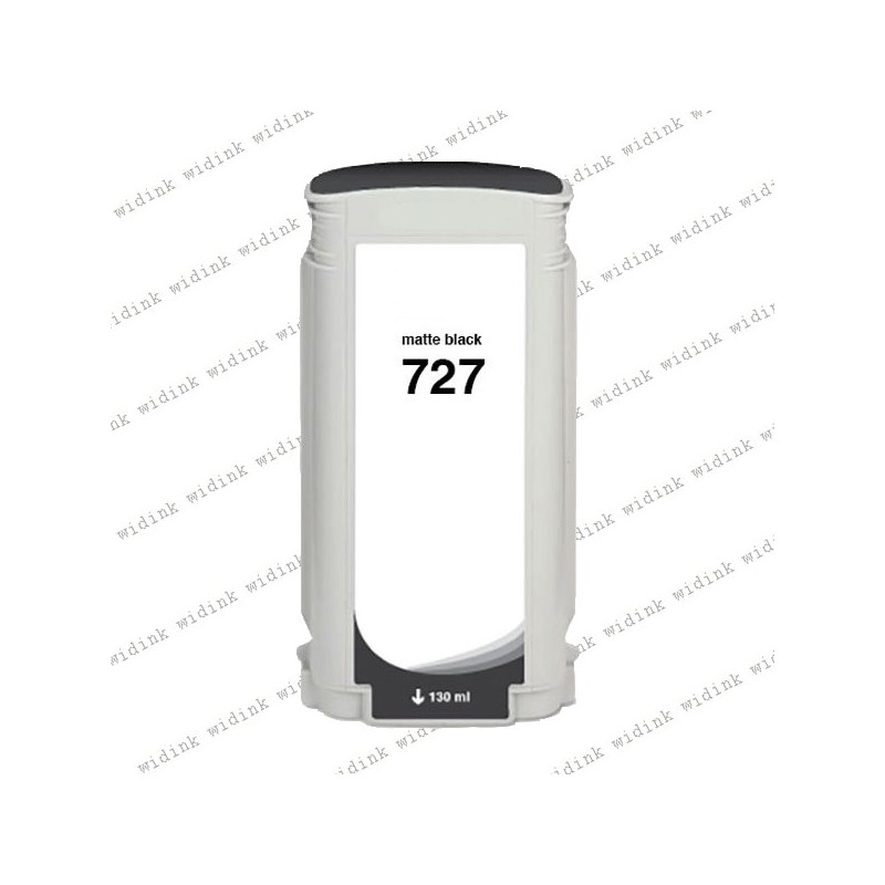 Cartouche d'encre compatible HP 727 (B3P22A/C1Q12A) - Matt Noire- 130ml