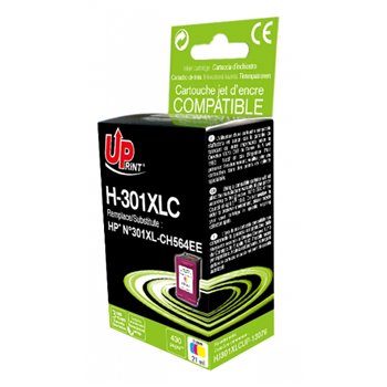 Uprint - Cartouche compatible HP 301XL (CH562EE/CH564EE) - Couleur - 18ml
