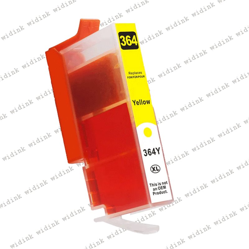 Cartouche compatible HP 364XL (CB325EE/CB320EE) - Jaune - 15ml