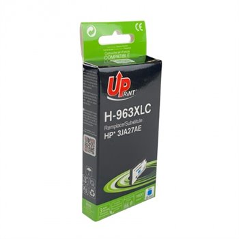 Uprint - Cartouche compatible avec HP 963XL (3JA27AE) - Cyan - 1 600p