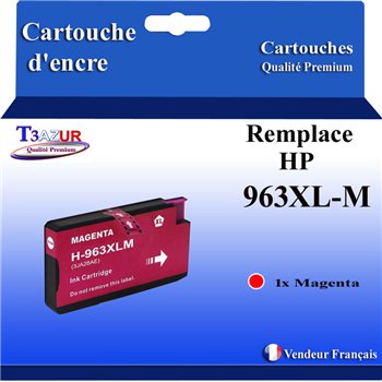 Uprint - Cartouche compatible avec HP 963XL (3JA28AE) - Magenta - 1 600p