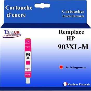 Cartouche compatible HP 903XL (T6M07AE/T6L91AE) - Magenta - 825 pages