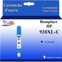 Cartouche compatible HP 920XL (CD972AE) - Cyan - 14,60ml