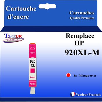 Cartouche compatible HP 920XL (CD973AE) - Magenta - 14,60ml