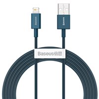 Baseus Câble Superior USB - Lightning 2,0 m 2,4A bleu