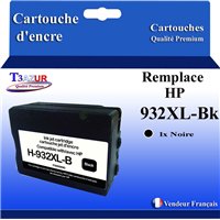 Cartouche compatible HP 932XL (CN053AE/CN057AE) - Noire - 40ml