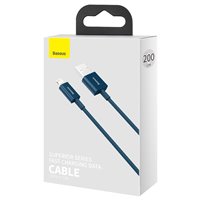 Baseus Câble Superior USB - Lightning 2,0 m 2,4A bleu