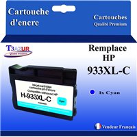 Cartouche compatible HP 933XL (CN054AE) - Cyan- 14ml