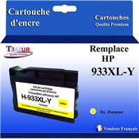 Cartouche compatible HP 933XL (CN056AE) - Jaune -14ml