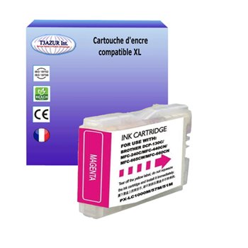 Cartouche compatible Brother LC1000/LC970 XL Magenta