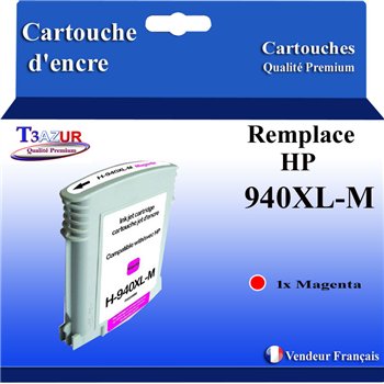 Cartouche compatible HP 940XL (C4908AE) - Magenta - 29ml