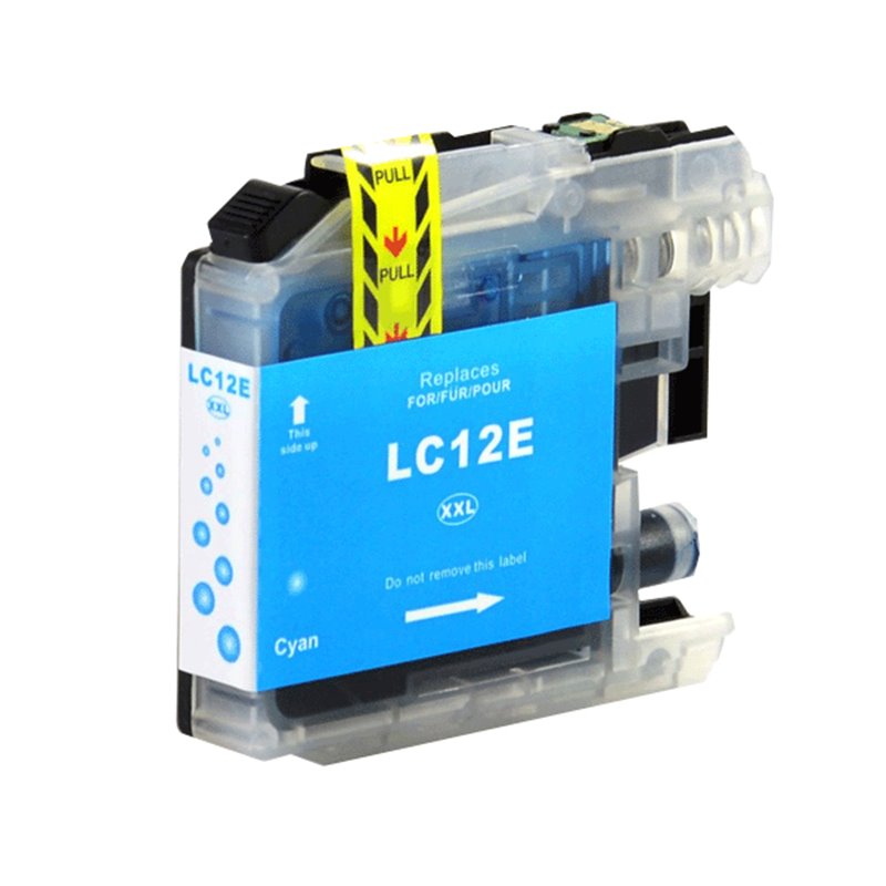 Cartouche compatible Brother LC12E (LC-12EBK)- Cyan