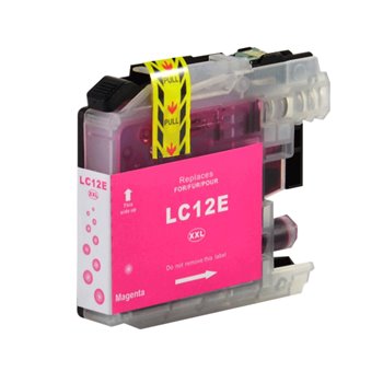 Cartouche compatible Brother LC12E (LC-12EM)- Magenta