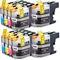 Lot de 10 Cartouches compatibles Brother LC227/LC225 XL