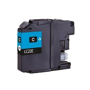 Cartouche compatible Brother LC22E (LC-22EC) - Cyan