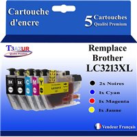 Lot de 5 Cartouches compatibles Brother LC3213 / LC3211XL