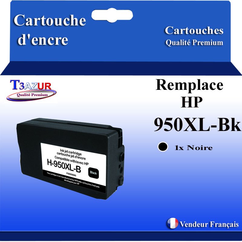 Cartouche compatible HP 950XL (CN045AE/CN049AE) - Noire - 75ml