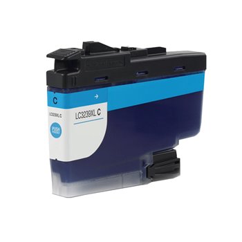 Cartouche compatible Brother LC3239XL (LC-3239C) XL- Cyan