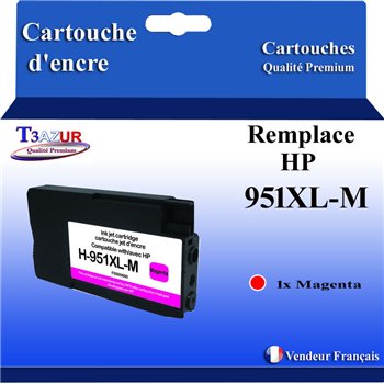 Cartouche compatible HP 951XL (CN047AE/CN051AE) - Magenta - 26ml